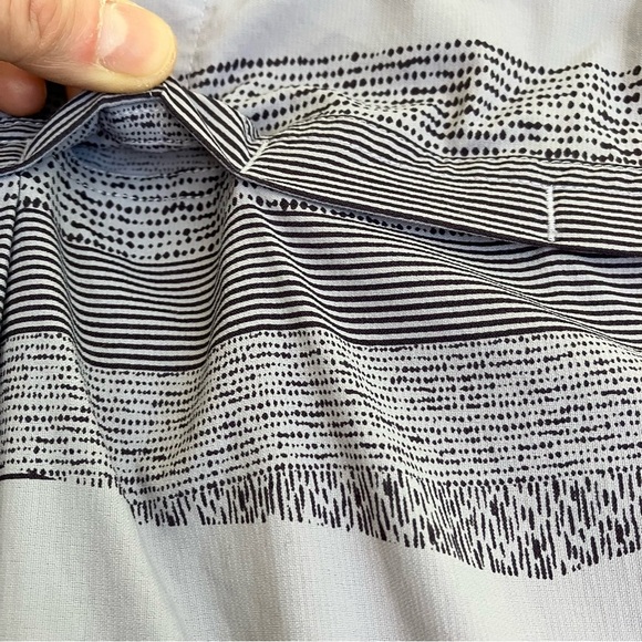 REl Co-op Sahara Pattern Purple Grey Button-Up Long-Sleeve Nylon Shirt Hiking L - Picture 16 of 16